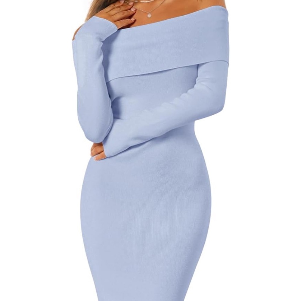 MEROKEETY off shoulder dress